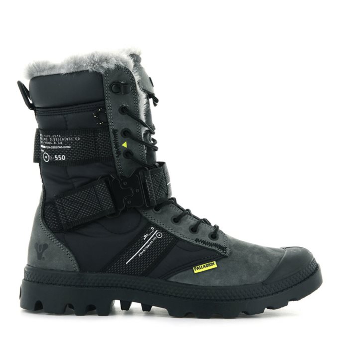 Dámské Boty Palladium Pampa Europa Tactical Černé | CZ LEQ-17H